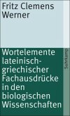 Wortelemente lateinisch-griechischer Fachausdrücke in den biologischen Wissenschaften