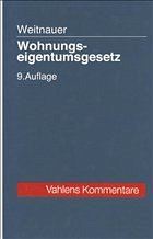 Wohnungseigentumsgesetz - Briesemeister, Lothar / Gottschalg, Wolfgang / Lüke, Wolfgang / Mansel, Heinz-Peter / Maus, Gerhard / Wilhelmy, Wolfgang