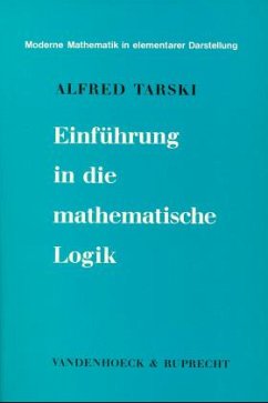 Einführung in die mathematische Logik - Tarski, Alfred