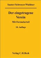 Der eingetragene Verein - Sauter, Eugen / Schweyer, Gerhard / Waldner, Wolfram