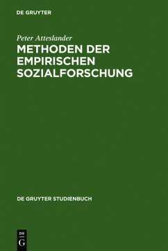 Methoden der empirischen Sozialforschung - Atteslander, Peter