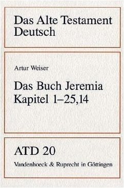 Das Buch Jeremia / Das Alte Testament Deutsch (ATD) Tlbd.20 - Weiser, Artur