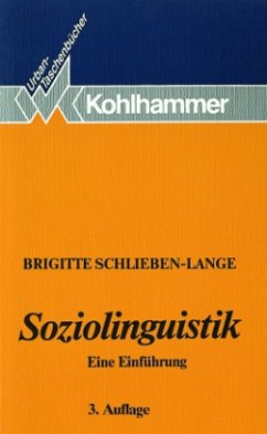 Soziolinguistik - Schlieben-Lange, Brigitte