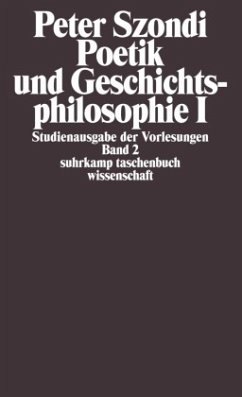 Studienausgabe der Vorlesungen in 5 Bänden - Szondi, Peter