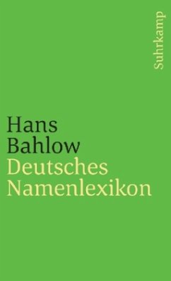 Deutsches Namenlexikon - Bahlow, Hans