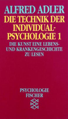 Cover Die Technik der Individualpsychologie