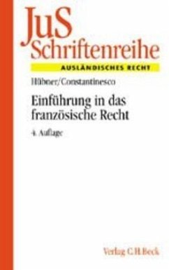 Einführung in das französische Recht - Hübner, Ulrich;Constantinesco, Vlad