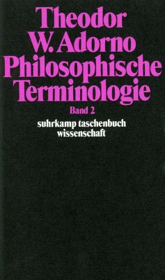 Philosophische Terminologie 2 - Adorno, Theodor W.