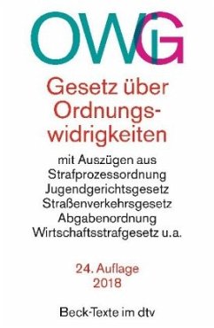 Gesetz über Ordnungswidrigkeiten (OWiG) - Einleitung von Bohnert, Joachim