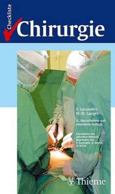Checklisten der aktuellen Medizin - Largiadèr, Felix / Saeger, Hans D / Buchmann, Peter / Hahn, Johannes M / Hanke, Sigurd