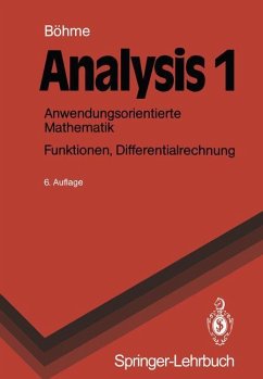 Analysis 1 - Böhme, Gert