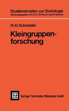 Kleingruppenforschung - Schneider, Hans-Dieter