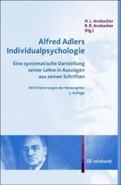 Alfred Adlers Individualpsychologie - Adler, Alfred