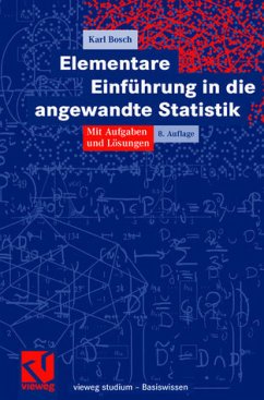 Elementare Einführung in die angewandte Statistik - Bosch, Karl