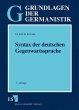 Syntax der deutschen Gegenwartssprache - Bild 1