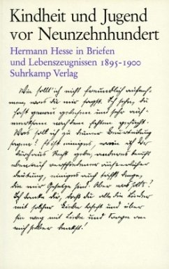 1895-1900 / Kindheit und Jugend vor Neunzehnhundert 2 - Hesse, Hermann