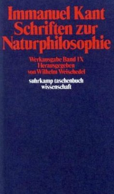 Schriften zur Naturphilosophie - Kant, Immanuel