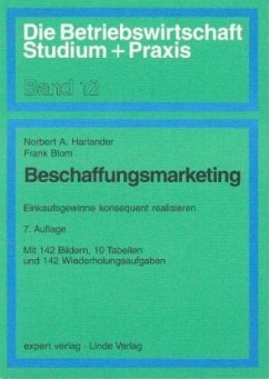 Beschaffungsmarketing - Harlander, Norbert A.; Blom, Frank