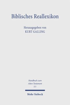 Biblisches Reallexikon / Handbuch zum Alten Testament Reihe 1, 1