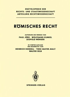 Römisches Recht - Jörs, Paul;Kunkel, Wolfgang;Wenger, Leopold