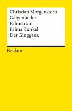 Cover Galgenlieder, Palmström, Palma Kunkel, der Gingganz
