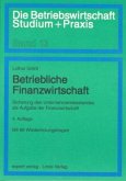 Betriebliche Finanzwirtschaft