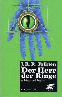 Der Herr der Ringe. Anhänge und Register: Annalen der Könige und Herrscher, Zeittafel: die Jahre der Westlande, Familienstammbäume, Auenland-Kalender, ... Register zur kartonierten Ausgabe im Schuber - Tolkien, J.R.R.