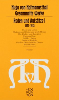 Reden und Aufsätze - Hofmannsthal, Hugo von