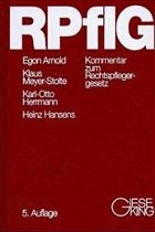 Cover Rechtspflegergesetz (RpflG)