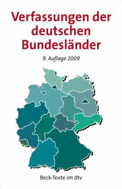 Cover Verfassungen der deutschen Bundesländer