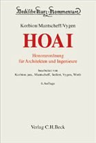 Honorarordnung für Architekten und Ingenieure (HOAI) - Korbion, Hermann / Korbion, Claus-Jürgen / Mantscheff, Jack / Seifert, Werner / Vygen, Klaus / Wirth, Axel