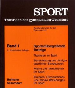 Cover Sportartübergreifende Beiträge / Sport, Theorie in der gymnasialen Oberstufe, in 3 Tl.-Bdn. Bd.1