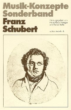 Franz Schubert / Musik-Konzepte (Neue Folge) Sonderbde. - Metzger, Heinz K / Riehn, Rainer (Hgg.)