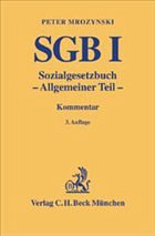 Sozialgesetzbuch - Allgemeiner Teil - (SGB I) - Mrozynski, Peter