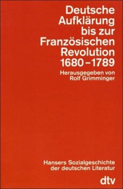 Hansers Sozialgeschichte der deutschen Literatur vom 16. Jahrhundert bis zur Gegenwart Bd.3 - Grimminger, Rolf / Simm, Hans-Joachim (Hgg.)