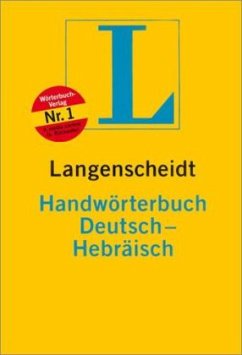 Langenscheidt Handwörterbuch Deutsch-Hebräisch - Langenscheidt-Redaktion (Hrsg.)