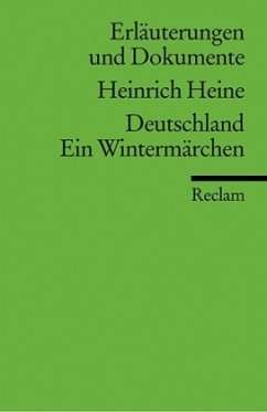 Heinrich Heine 'Deutschland, ein Wintermärchen' - Heine, Heinrich
