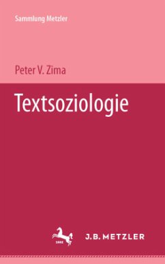 Textsoziologie - Zima, Peter V.