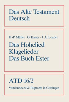 Kaiser, Otto;Müller, Hans-Peter;Loader, James Alfred / Das Alte Testament Deutsch (ATD) Tlbd.16/2 - Kaiser, Otto; Müller, Hans-Peter; Loader, James Alfred