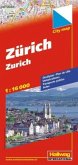 Zürich; Zurich; Zurigo/Hallwag City Map