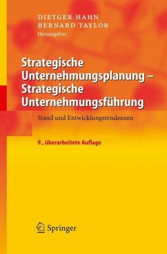 Strategische Unternehmungsplanung - Strategische Unternehmungsführung - Hahn, Dietger / Taylor, Bernard (Hgg.)