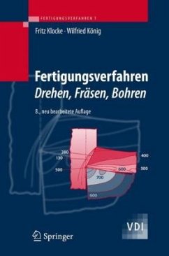 Drehen, Fräsen, Bohren / Fertigungsverfahren Bd.1 - Klocke, Fritz; König, Wilfried