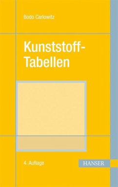 Cover Kunststoff-Tabellen