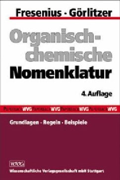 Cover Organisch-chemische Nomenklatur