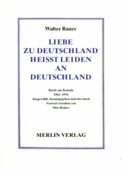Cover Liebe zu Deutschland heißt Leiden an Deutschland