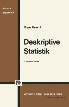 Deskriptive Statistik - Ferschl, Franz