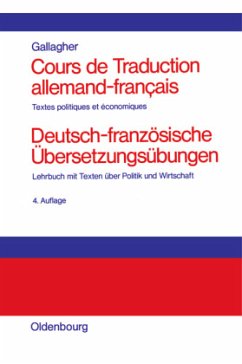 Cours de Traduction allemand-francais. Deutsch-französische Übersetzungsübungen - Gallagher, John D.