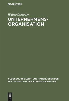 Unternehmensorganisation - Schertler, Walter