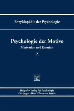 Cover Psychologie der Motive / Enzyklopädie der Psychologie C.4. Motivation und Emotion, Bd.2