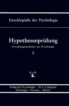 Cover Hypothesenprüfung / Enzyklopädie der Psychologie B.1. Forschungsmethoden der Psych, 5